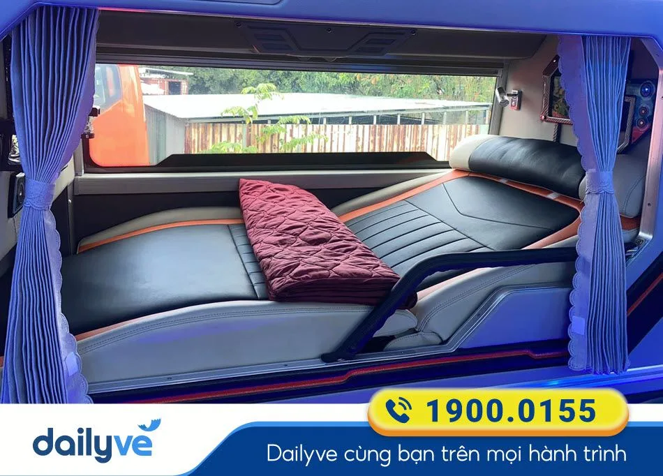 Giường phòng Limousine với tiện ích sang trọng