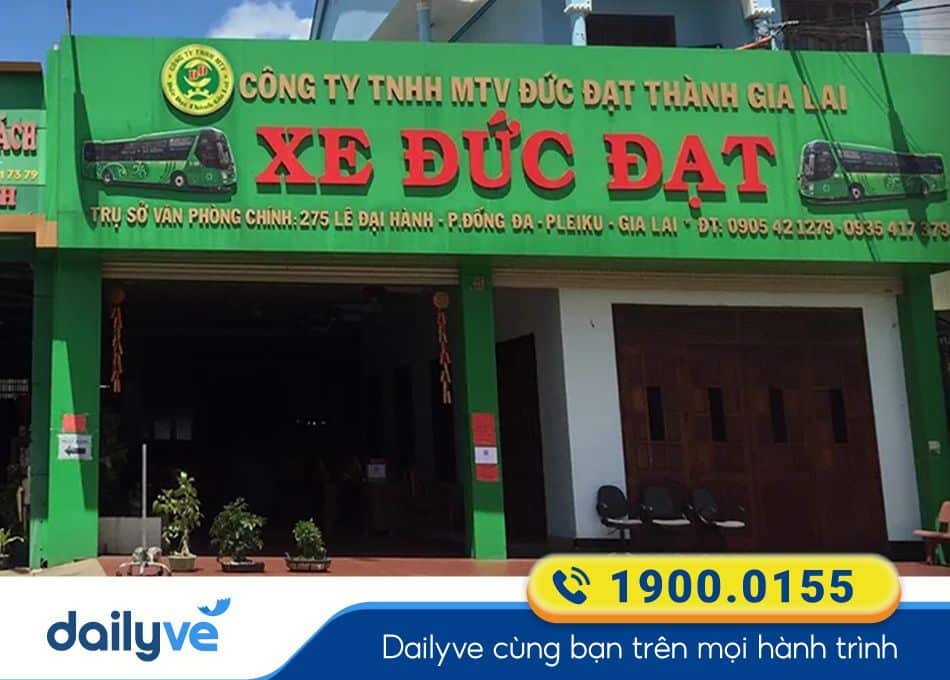 Phòng vé của nhà xe Đức Đạt Pleiku - Gia Lai