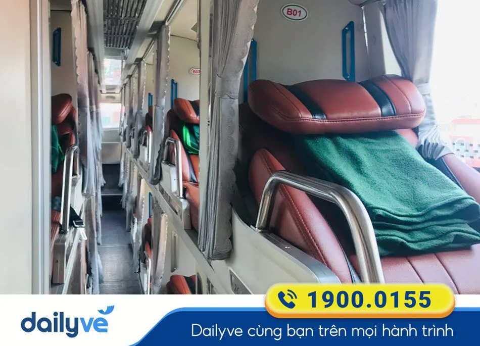 Xe Limousine 34 phòng của nhà xe Anh Thư Quảng Nam
