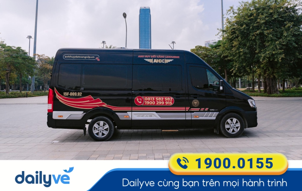 Nhà xe Anh Huy Đất Cảng từ Hải Phòng đi Nội Bài