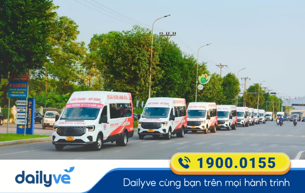 Nhà xe Bắc Giang BJC tuyến Bắc Giang đi Hà Nội