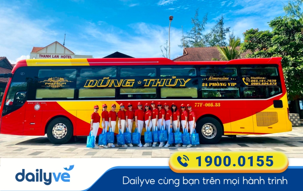 Nhà xe Dũng Thủy Express tuyến Quy Nhơn Bình Định đi Sài Gòn