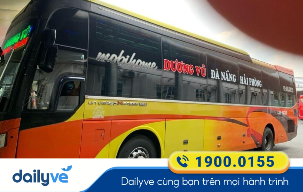 Nhà xe Dương Vũ tuyến Nghệ An đi Hải Phòng