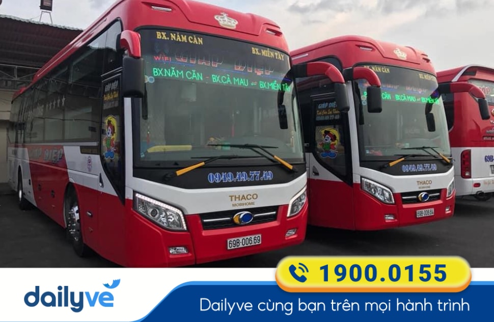 Nhà xe Giáp Diệp tuyến Sài Gòn đi Sóc Trăng