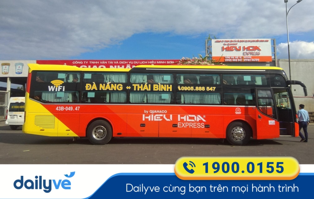Nhà xe Hiếu Hoa tuyến Vinh Nghệ An đi Đà Nẵng