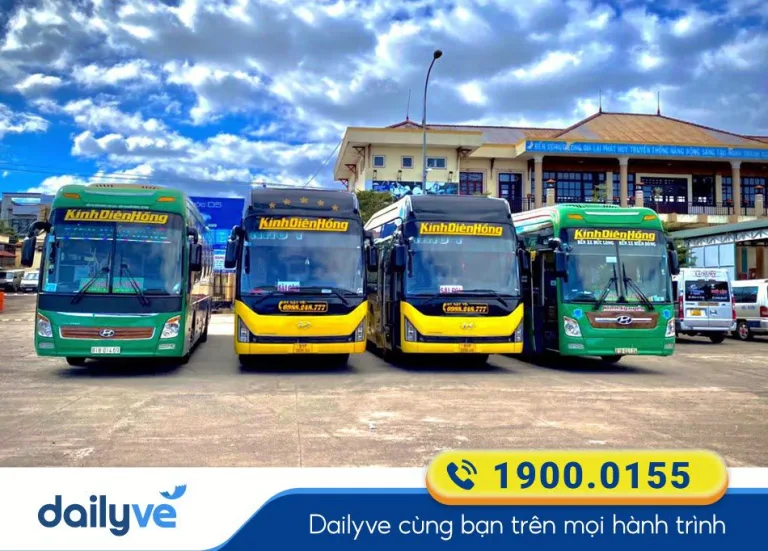 Nhà xe Kính Diên Hồng từ Phú Giáo đi Gia Lai