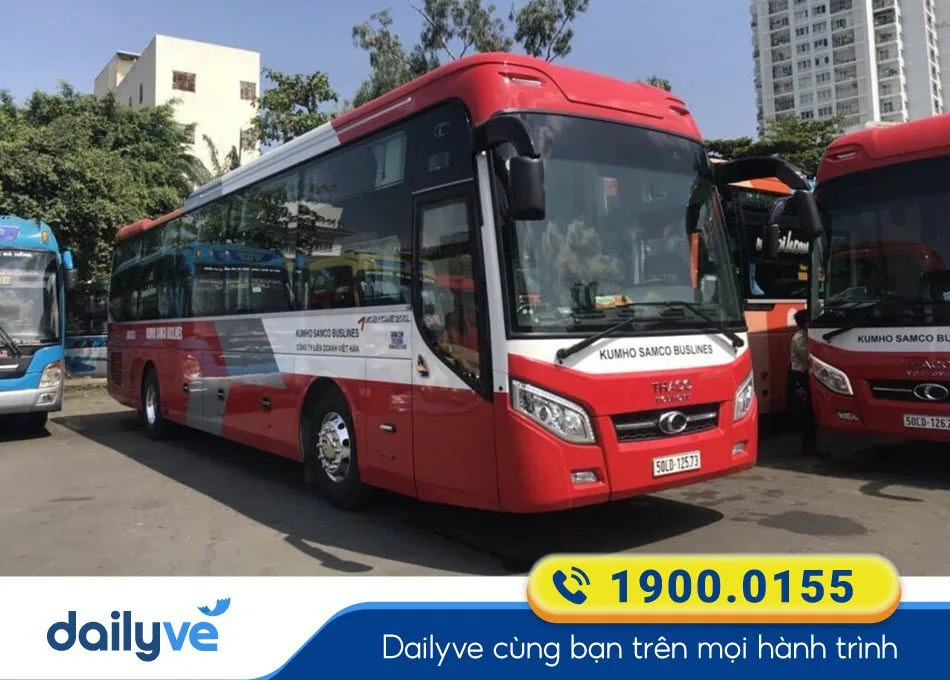 Nhà xe Kumho Samco Buslines Đắk Lắk đi Sài Gòn