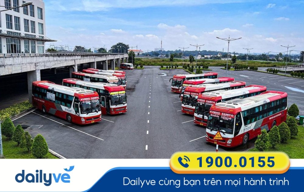 Nhà xe Kumho Samco Buslines tuyến Rạch Giá Kiên Giang đi Sài Gòn