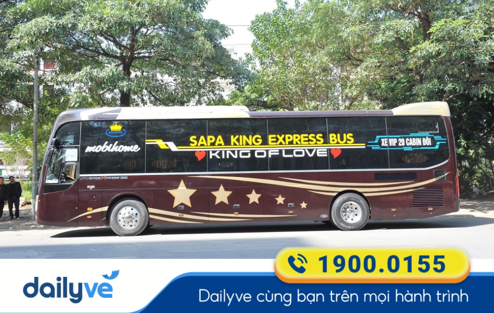 Nhà xe King Express Bus từ Quảng Bình đi Lào Cai