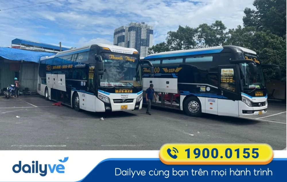 Nhà xe Thanh Thủy từ Bình Sơn đi Bình Dương