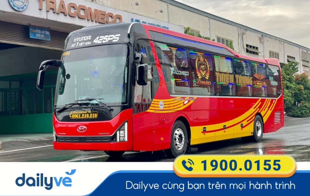 Nhà xe Thiên Trung tuyến Hà Nội đi Buôn Ma Thuột Đắk Lắk