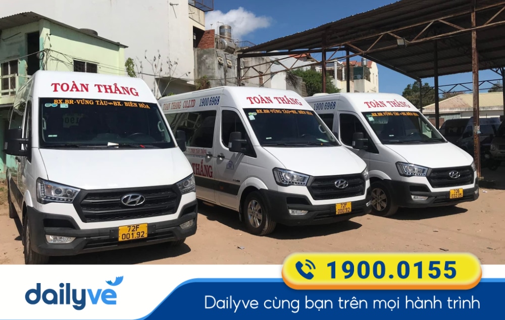 Nhà xe Toàn Thắng tuyến Biên Hòa Đồng Nai đi Vũng Tàu