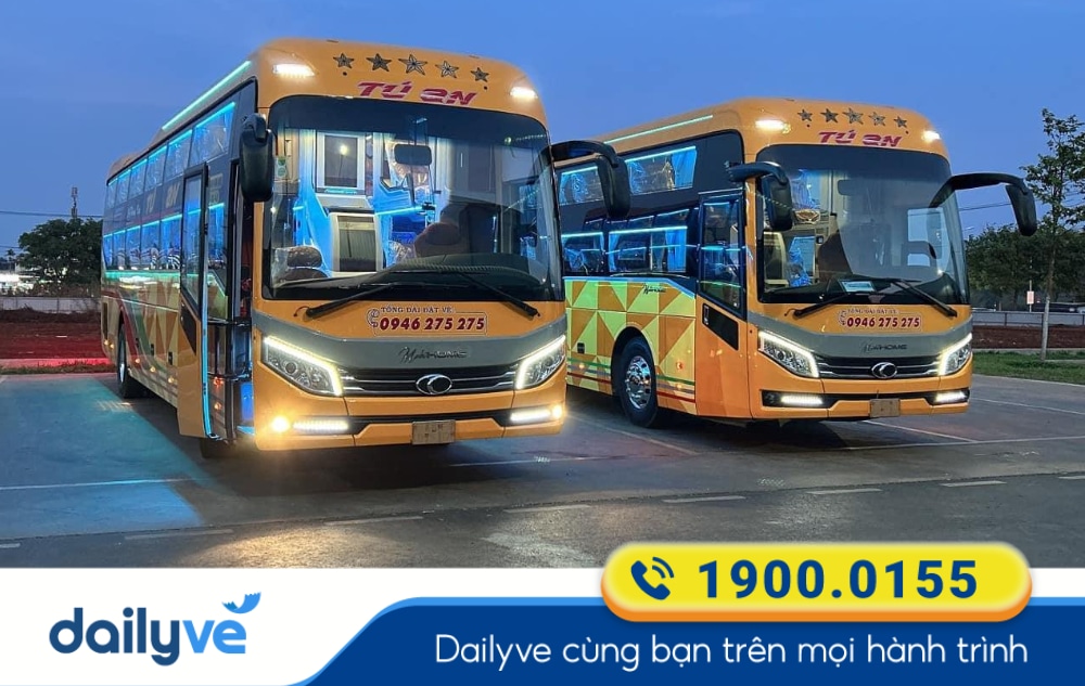 Nhà xe Tú An tuyến Buôn Ma Thuột Đắk Lắk đi Đà Nẵng