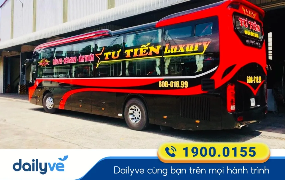 Nhà xe Tư Tiến Tuyến Bến xe Rạch Sỏi đi Sài Gòn