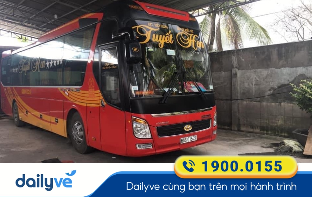 Nhà xe Tuyết Hon tuyến Rạch Giá Kiên Giang đi Sài Gòn
