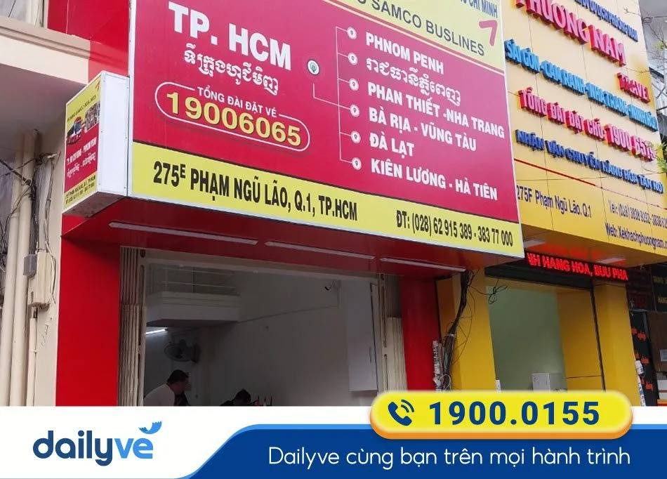 Văn phòng nhà xe Kumho Samco Buslines tại Sài Gòn