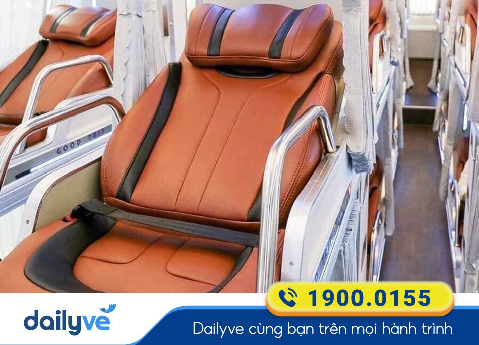 Tiện nghi sang trọng xe Limousine 34 phòng của xe khách Nhuận Năm Nghệ An