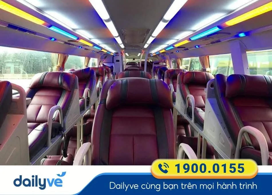 Dòng xe giường nằm 40 chỗ của nhà xe Anh Kết Thanh Hóa