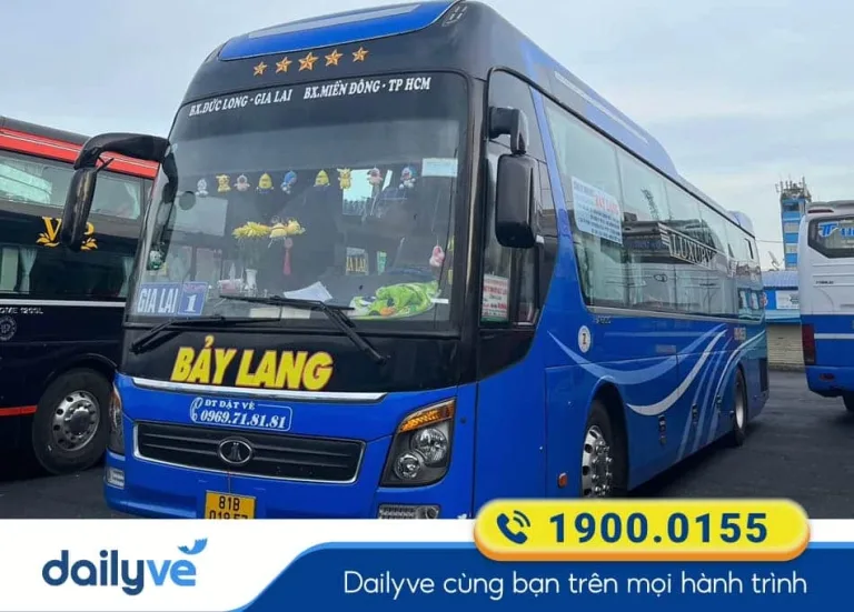 Nhà xe Bảy Lang từ Bình Phước đi Pleiku