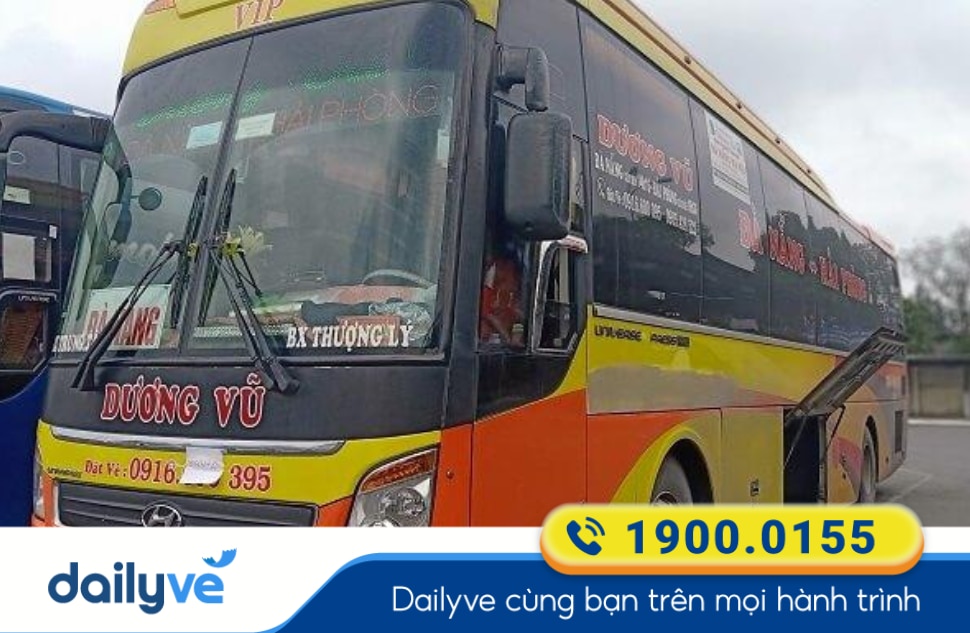 Nhà xe Dương Vũ tuyến Hải Phòng đi Đà Nẵng