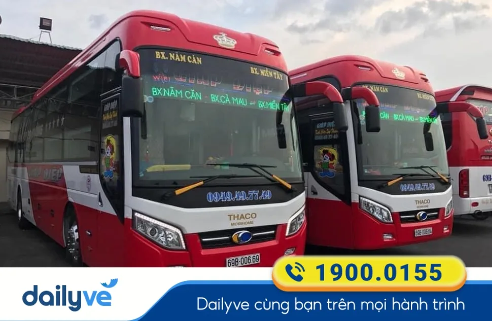 Nhà xe Giáp Diệp tuyên Bạc Liêu đi Sài Gòn
