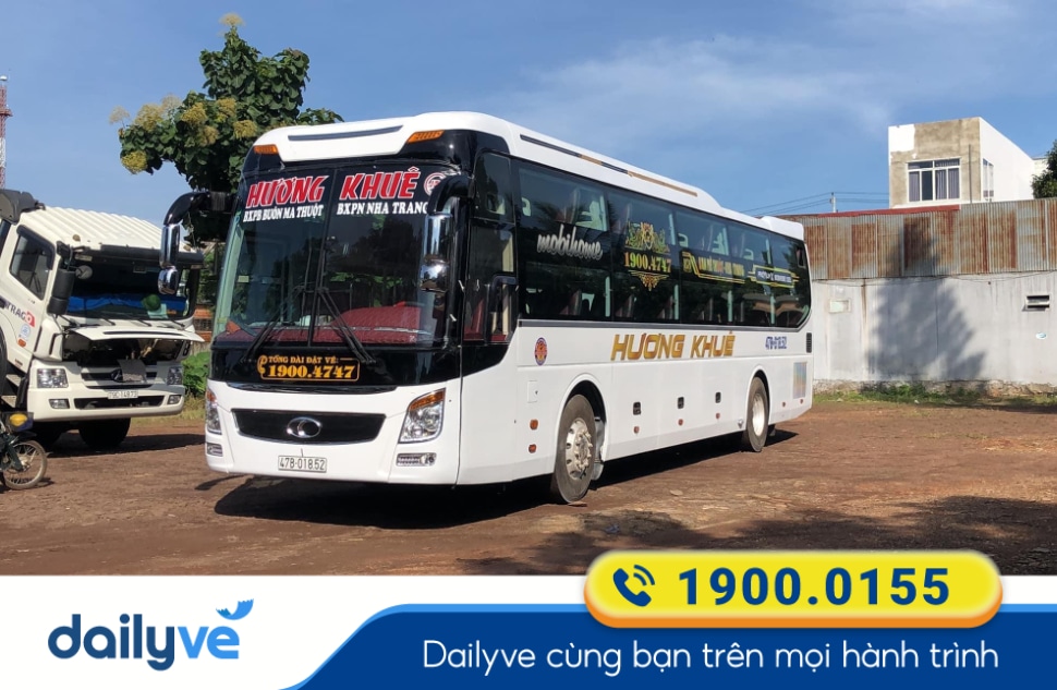 Nhà xe Hương Khuê tuyến Nha Trang đi Đắk Lắk