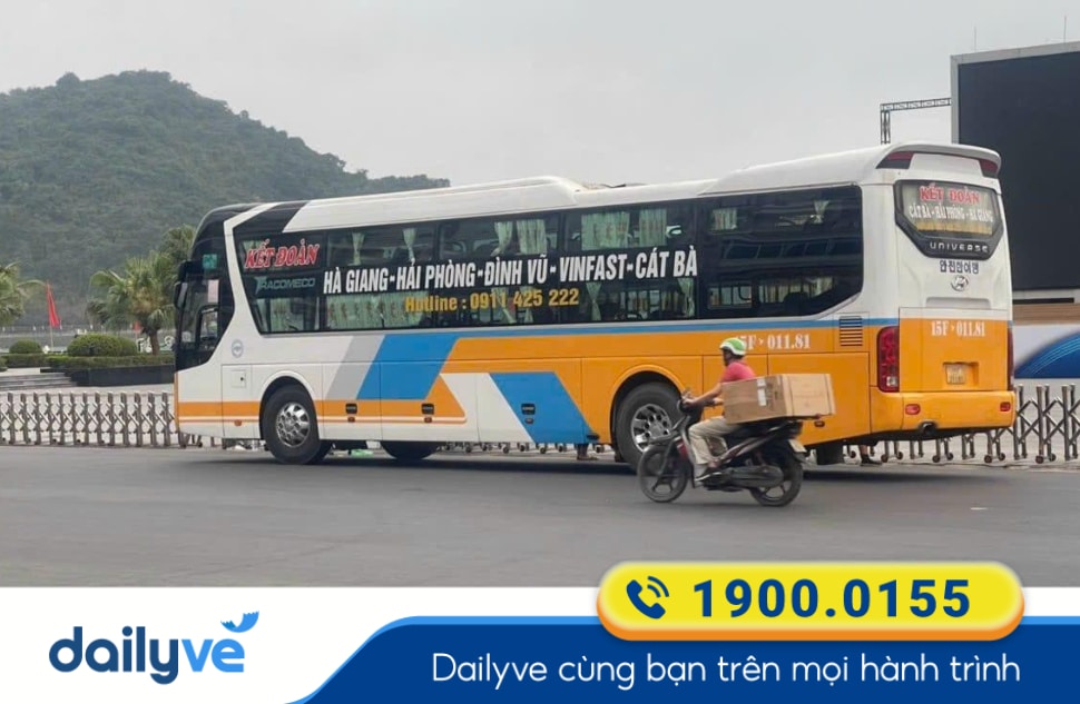 Nhà xe Kết Đoàn tuyến Vinh Nghệ An đi Hải Phòng