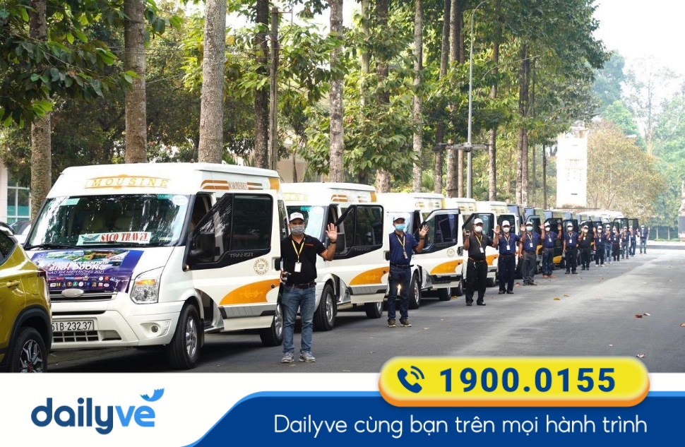 Nhà xe Saco Travel từ Quận 1 đi Núi Bà Đen