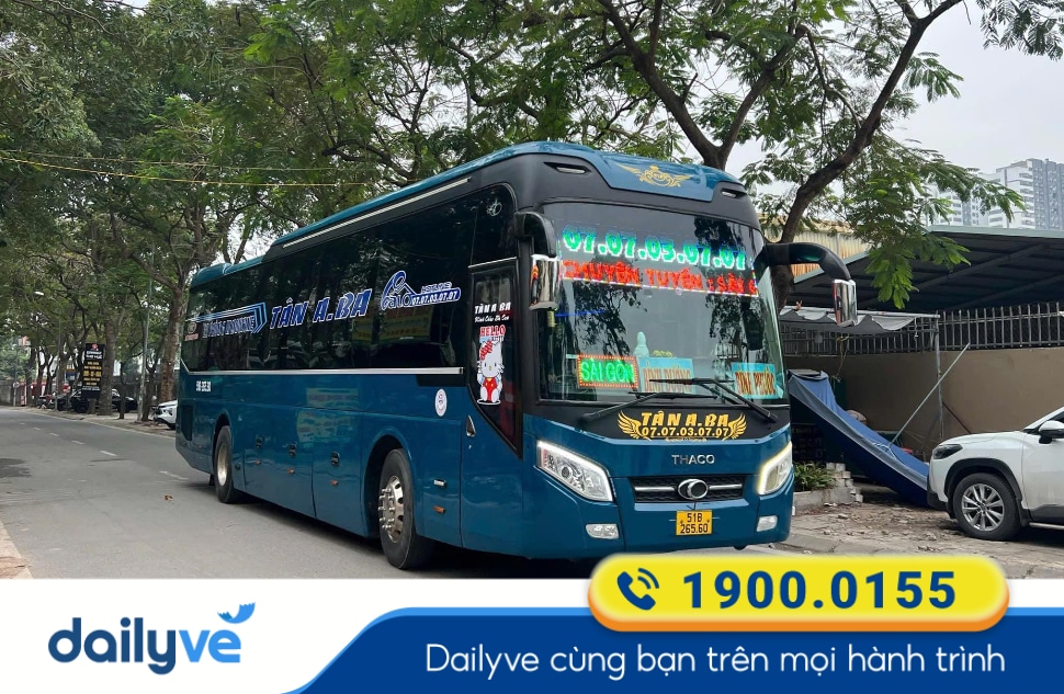 Nhà xe Tân ABA tuyến Sài Gòn đi Nam Định