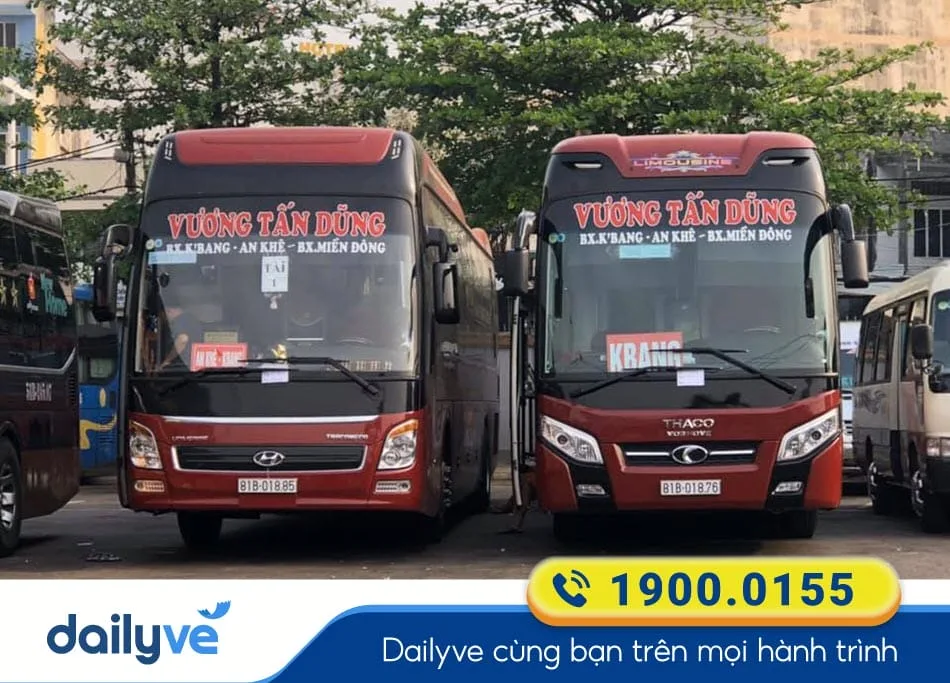 Nhà xe Vương Tấn Dũng từ Gia Nghĩa đi Bến xe Miền Đông