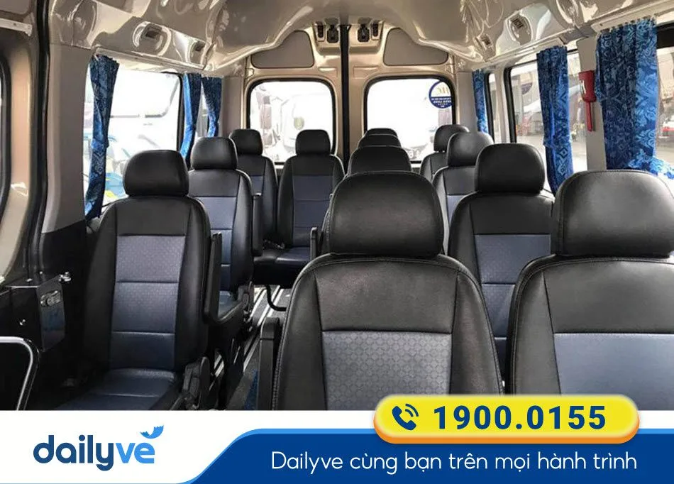 Tiện ích xe 16 chỗ chất lượng và tiện nghi