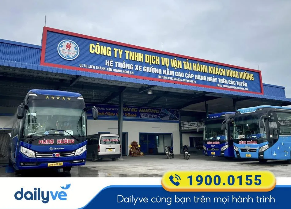 Địa chỉ nhà xe Hùng Hường tại Nghệ An