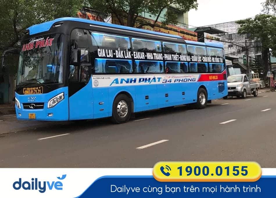 Nhà xe Anh Phát Quy Nhơn đi Pleiku
