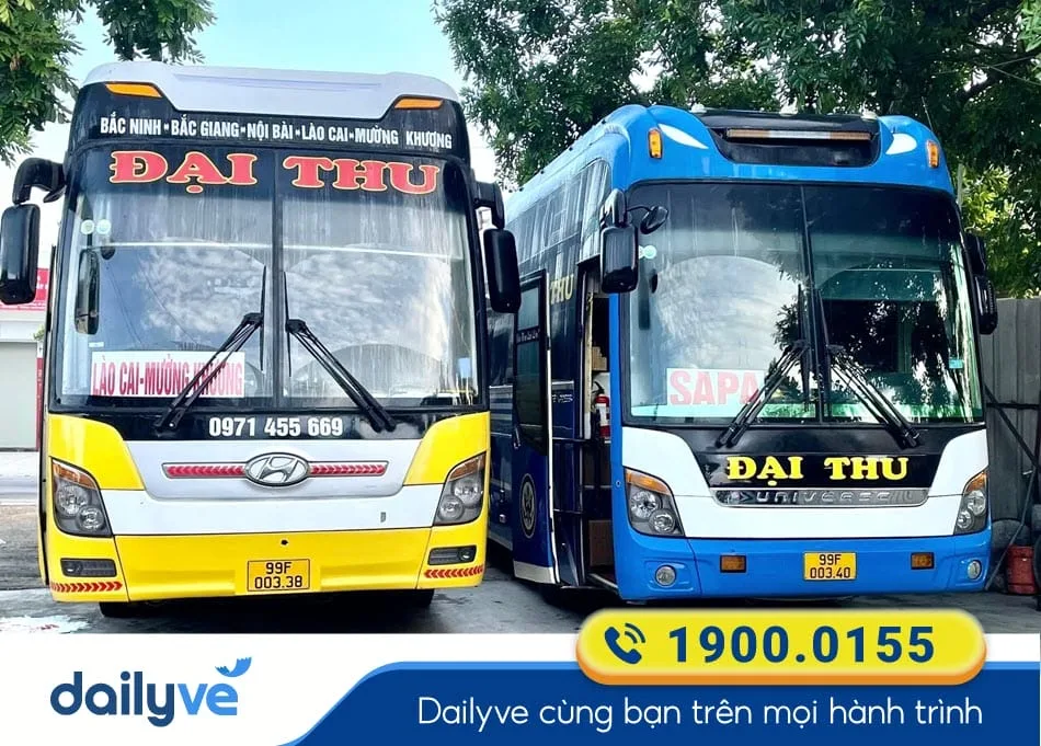 Nhà xe Đại Thu tuyến Thanh Hóa - Bắc Ninh