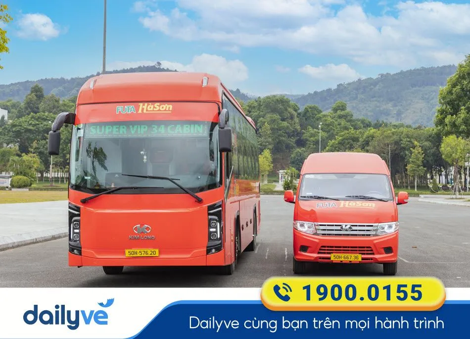 Nhà xe Futa Hà Sơn từ Phú Thọ đi Yên Bái