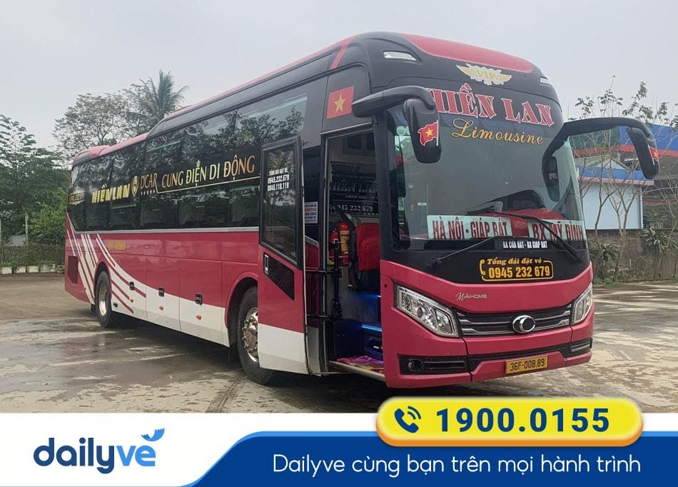 Nhà xe Hiền Lan tuyến Thanh Hóa - Bến xe Mỹ Đình