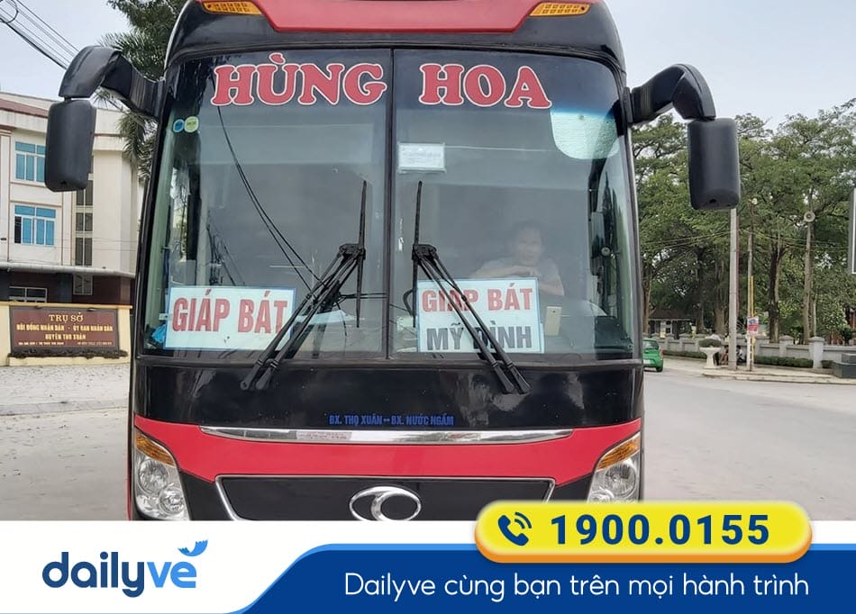 Nhà xe Hùng Hoa tuyến Thanh Hóa đi Bến xe Mỹ Đình