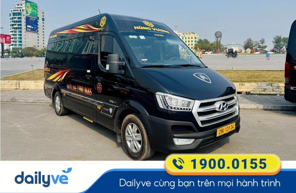 Nhà xe Hùng Vương Limousine tuyến Việt Trì đi Sóc Sơn
