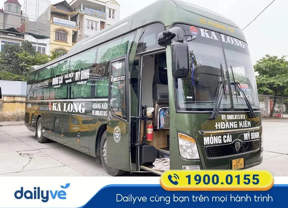 Nhà xe Ka Long chuyên tuyến xe giường nằm Bến xe Mỹ Đình-Cẩm Phả