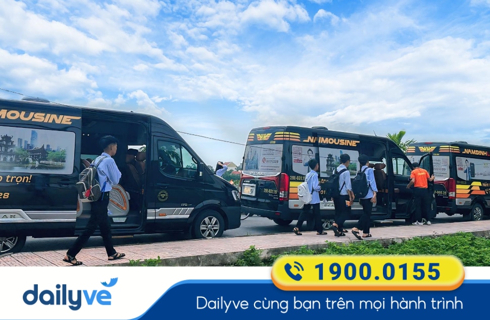 Nhà xe Nam Định Limousine tuyến Bến xe Giáp Bát đi Nam Định