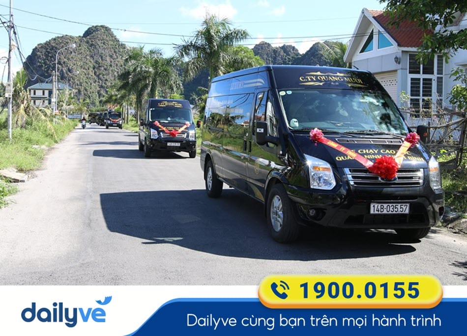 Xe khách Quang Mười chất lượng cao từ Quảng Ninh đi Thái Bình