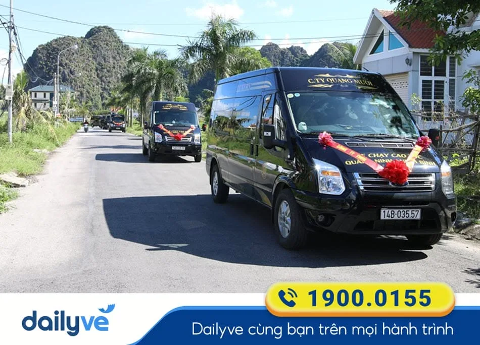Nhà xe Quang Mười từ Ninh Bình đi Quảng Ninh