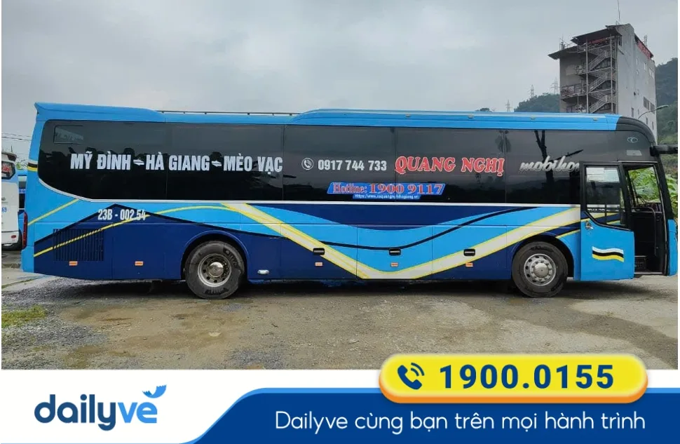 Nhà xe Quang Nghị từ Hà Giang đi Bắc Giang