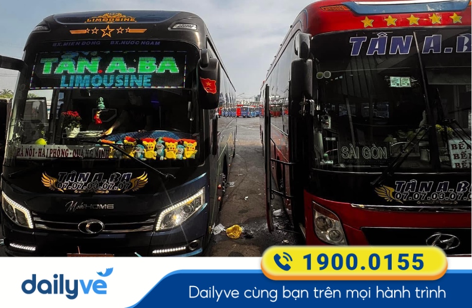 Nhà xe Tân A Ba tuyến Sài Gòn đi Nghệ An