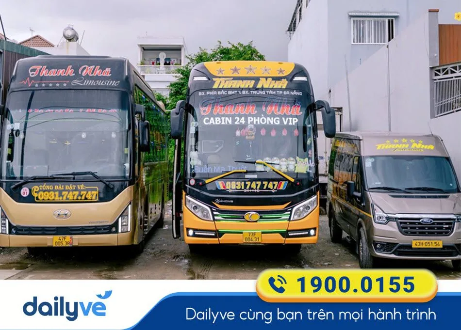 Nhà xe Thanh Nhã từ Quãng Ngãi đi Đắk Nông