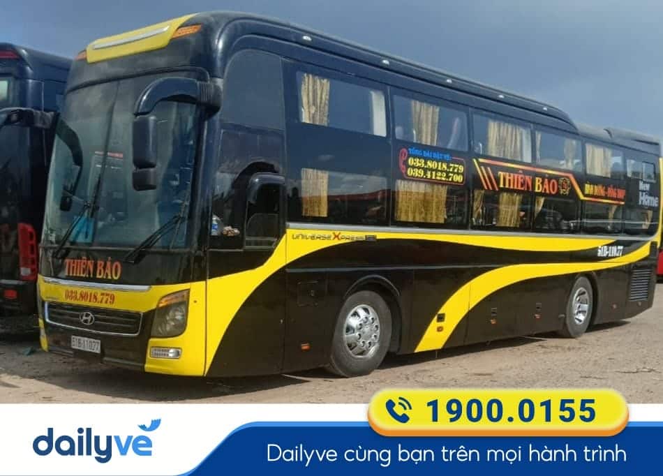 Xe khách Thiên Bảo đi Bình Dương từ Đồng Tháp