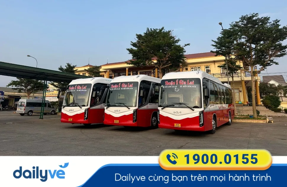 Nhà xe Thuận Ý từ Đồng Xoài đi Gia Lai