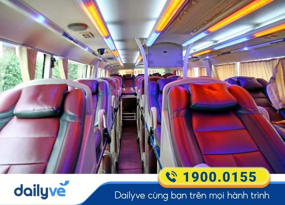 Tiện ích xe giường nằm 40 chỗ của nhà xe Huy Bảo