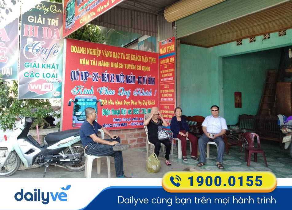 Văn phòng nhà xe Mận Tịnh tại Quỳ Hợp - Nghệ An