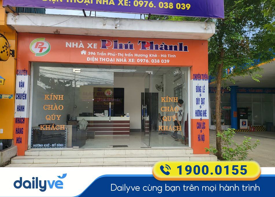 Văn phòng nhà xe Phú Thành tại Hà Tĩnh